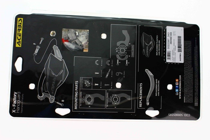 Acerbis Handprotektoren X - Factory Hanschalen Handguard Handschutz Enduro MX