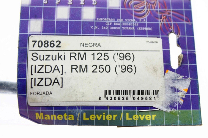 RAUSVERKAUF Hebelarm Zug links Suzuki RM 125 1996-2006 NEU 8430525049581