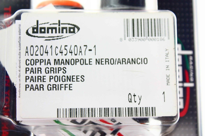 RAUSVERKAUF Griffe Domino schwarz – orange Motocross Enduro Honda XR CR CRF CRM