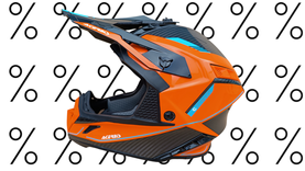 Acerbis Helm Steel Carbon 2206 Cross Enduro Quad mit ästhetischem Defekt M