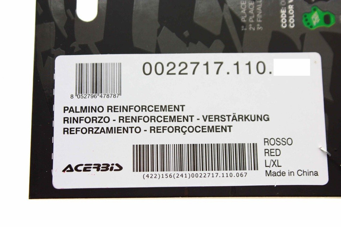 Acerbis Palm Protectors Saver Handflächenschützer Paar Motocross Enduro