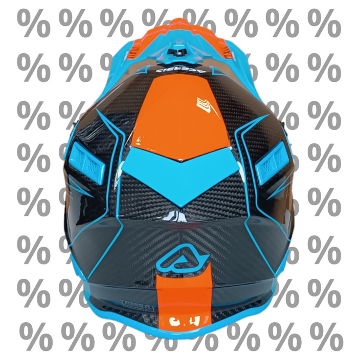 Acerbis Helm Steel Carbon Motorrad Cross Enduro Quad mit ästhetischem Defekt XS