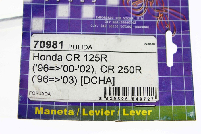 RAUSVERKAUF Hebelarm Bremszug Honda CR 125-250 1996-2002 NEU 8430525049727
