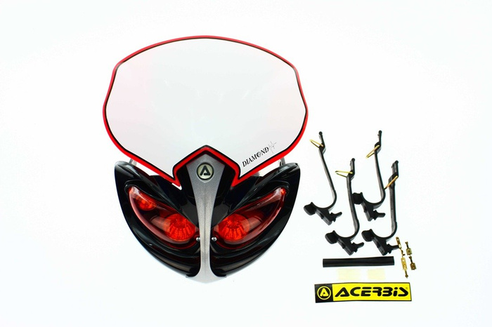 RAUSVERKAUF Acerbis Scheinwefer Diamond Supermoto Enduro Stunt Naked Bike Ausverkauft
