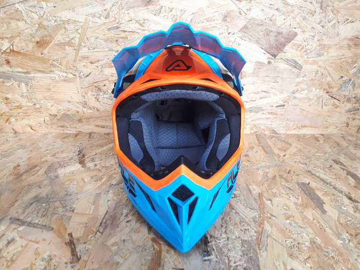 Acerbis Helm Steel Carbon Cross Enduro Quad mit ästhetischem Defekt S