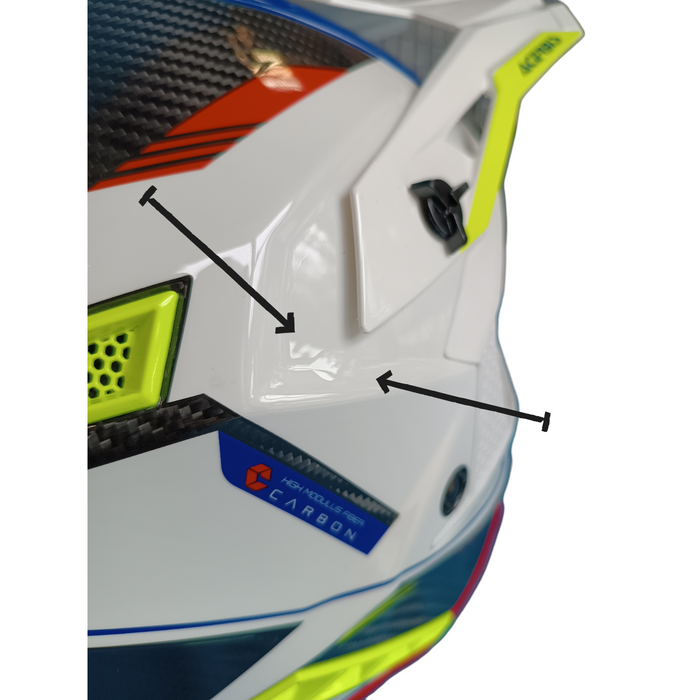 Acerbis Helm Steel Carbon 2206 Cross Enduro Quad mit ästhetischem Defekt XS