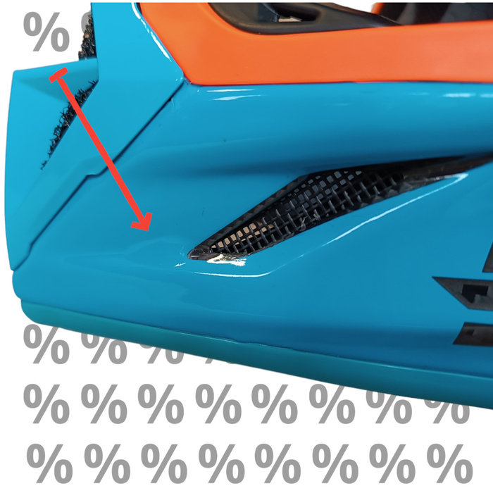 Acerbis Helm Steel Carbon Motorrad Cross Enduro Quad mit ästhetischem Defekt XS