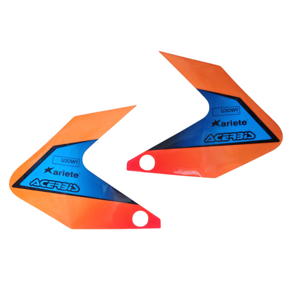 JML EN dicke Folie für die seitlichen Startnummerntafeln im Bereich der Stiefel