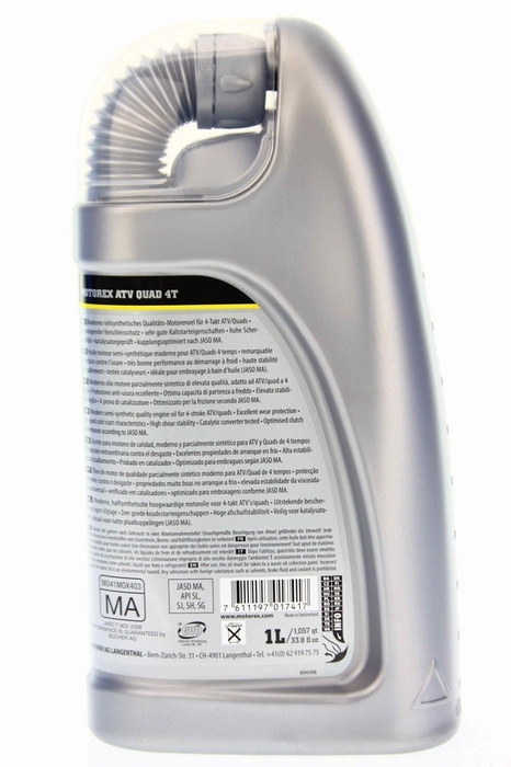 Motorex ATV Quad Teilsynthetisch 10W40 4-Takt Motoröl