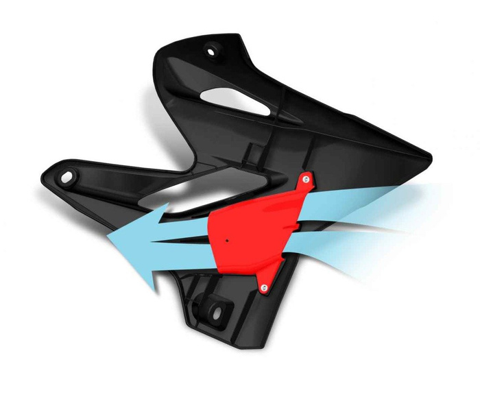 Cycra USA Motocross POWERFLOW Yamaha Kühlerspoiler YZ 125/250 2005-2020>