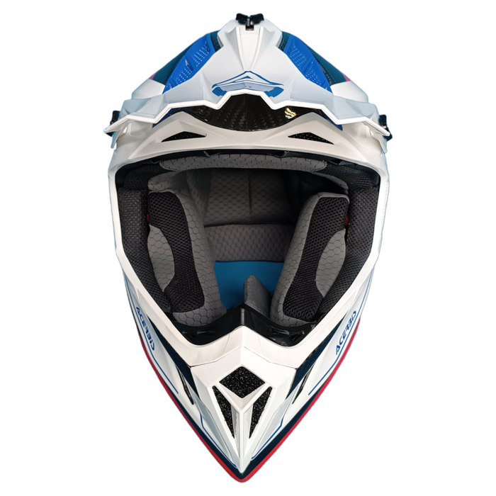 Acerbis Helm Steel Carbon 2206 Cross Enduro Quad mit ästhetischem Defekt XS