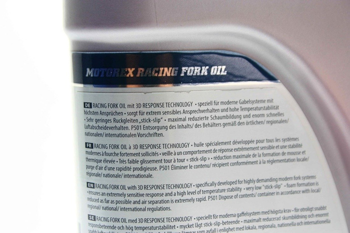Motorex Fork Oil Racing 10W Racing Gabelöl passend für Gabel WP KTM Husqvarna
