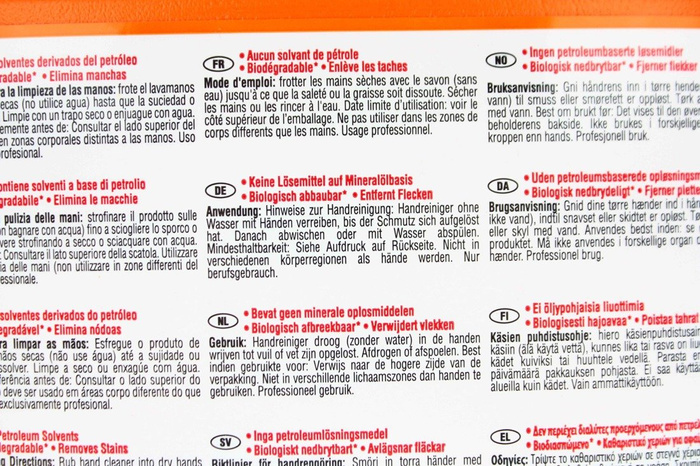 FAST ORANGE Handreiniger Fastorange Handwaschpaste Permatex Microgel 3,78 L