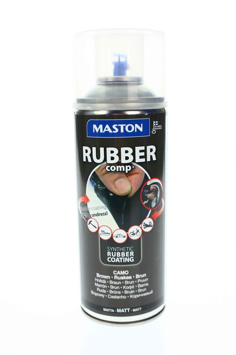 Maston Spray Sprühfolie Flüssiggummi Felgenfolie Farbe Camo braun matt