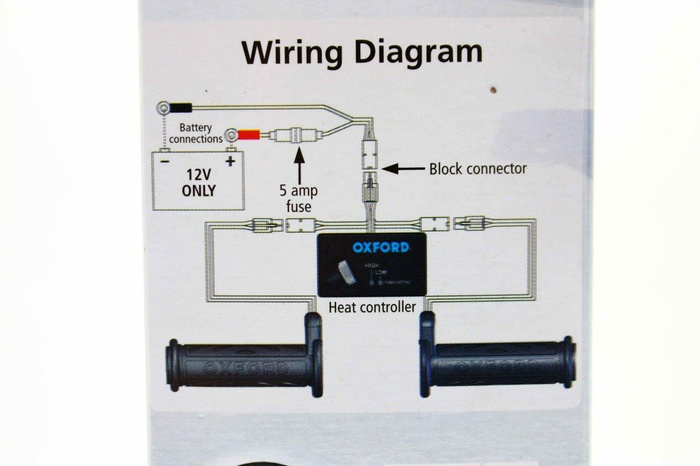 Heizgriffe Oxford Essential Commuter Hot grips BEHEIZTE GRIFFE Heated grips