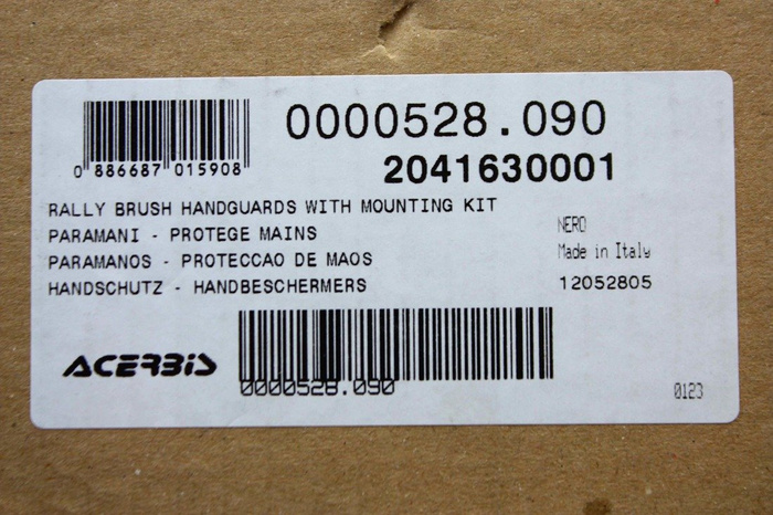 Acerbis Handprotektoren Rally Brush Enduro Motocross Paar + Anbaukit Handguards