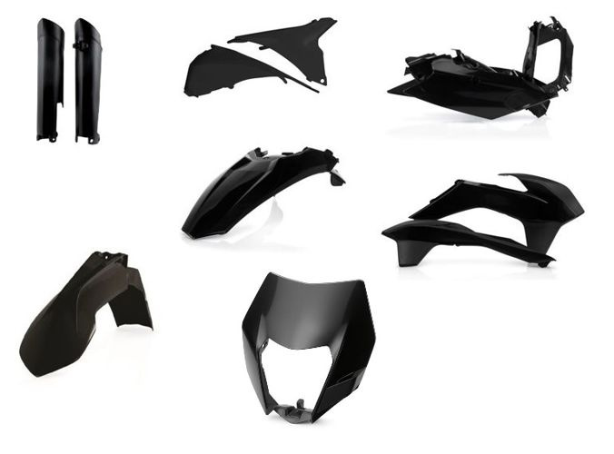Acerbis Plastik Kit Verkleidung passend für KTM EXC 125 250 350 520 2014 2015