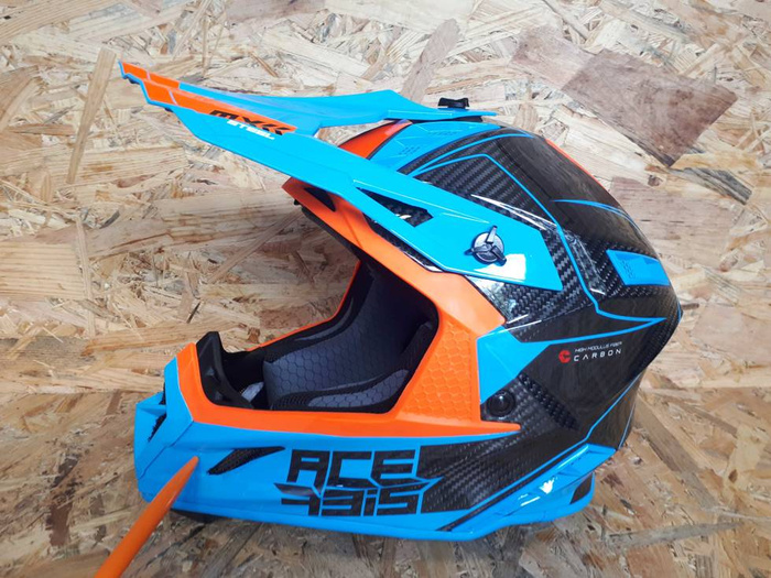 Acerbis Helm Steel Carbon Cross Enduro Quad mit ästhetischem Defekt S