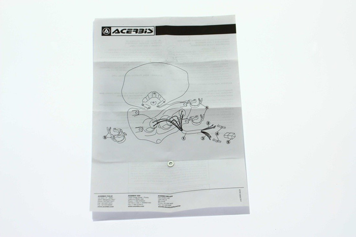 RAUSVERKAUF Acerbis Scheinwefer Diamond Supermoto Enduro Stunt Naked Bike Ausverkauft