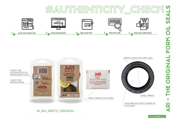 ARI Ariete MTB / Fahrrad-Vorderradaufhängungsdichtungen 30mm Rock Shox