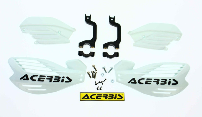 Acerbis Handprotektoren hand guards X-FORCE Motocross Enduro Weiss White
