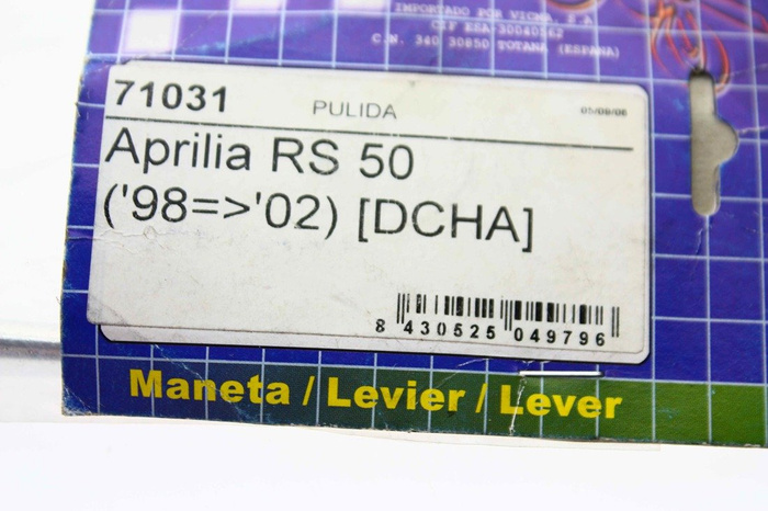 RAUSVERKAUF Bremshebel Aprilia RS 50 1998-2002 NEU 8430525049796