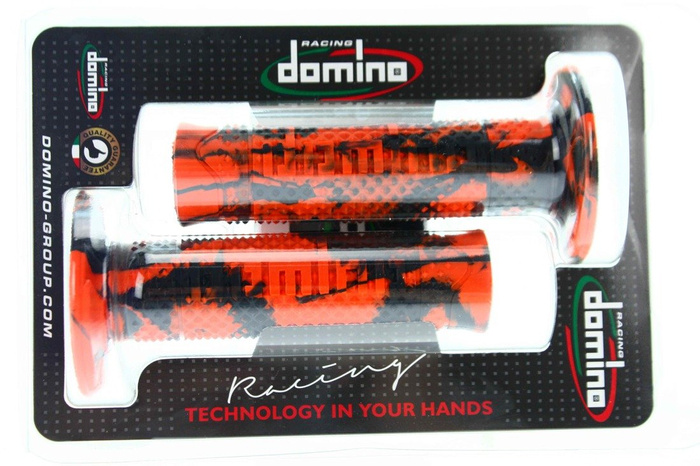 RAUSVERKAUF Griffe Domino SNAKE orange - schwarz