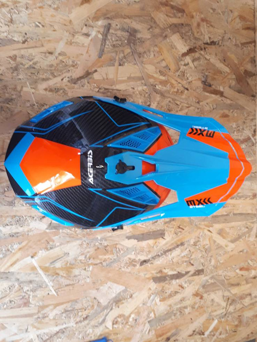 Acerbis Helm Steel Carbon Cross Enduro Quad mit ästhetischem Defekt S