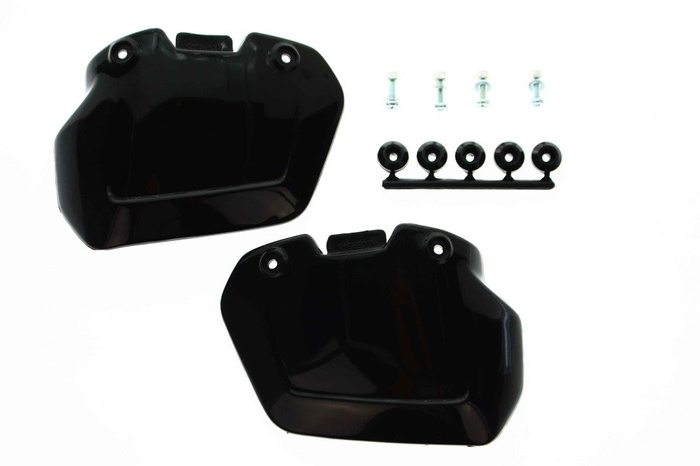 Spoiler für Handguards Handprotektoren Handschutz Rally Brush Paar Motorrad