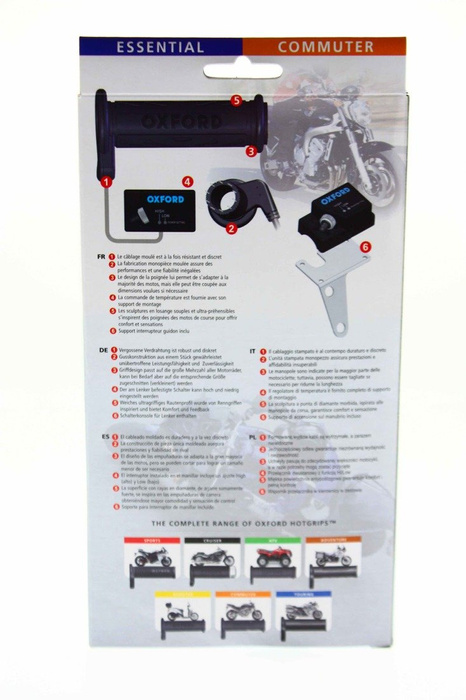 Heizgriffe Oxford Essential Commuter Hot grips BEHEIZTE GRIFFE Heated grips
