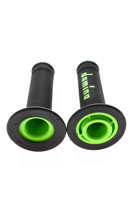 Griffe Domino schwarz – grün X-treme Motocross Enduro KXF