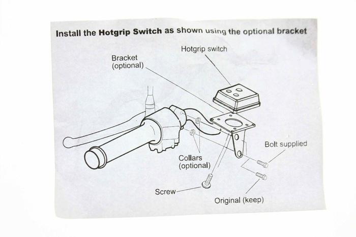 Heizgriffe Oxford Premium Cruiser Choper Hot grips BEHEIZTE GRIFFE Heated grips