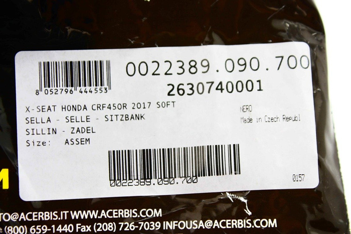 Honda SitzbankX-Seat CRF 250 2018> CRF 450 2017>