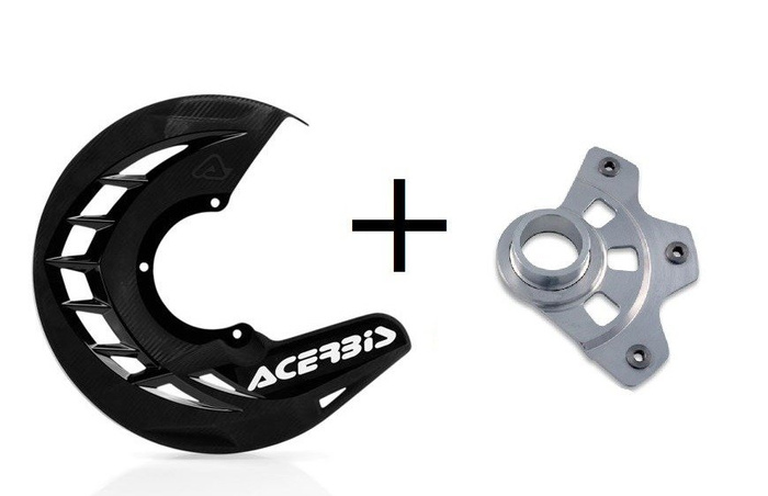 Acerbis X-Brake Bremsscheibenschutz + Montagekit Yamaha YZ YZF WR WRF