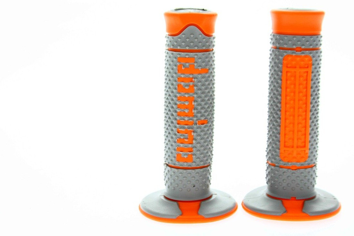 RAUSVERKAUF Griffe Domino grau – orange Motocross passend für KTM EXC SX SXF
