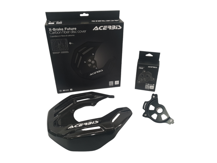 Acerbis CARBON Bremsscheibenschutz mit Montagekit passend für KTM KTM, Husqvarna, GasGas 2015-2023