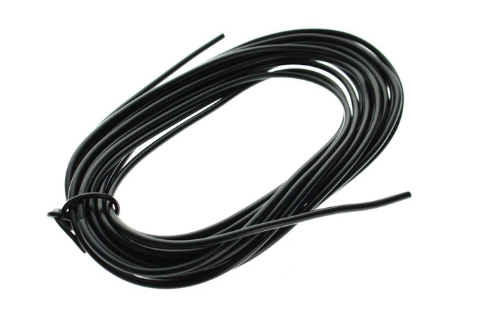 Ariete Motorrad Kraftstoffleitung Schwarz 2x5mm X 10m Made in Italy