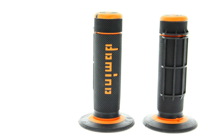 RAUSVERKAUF Griffe Domino schwarz – orange Motocross Enduro Honda XR CR CRF CRM