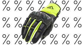 Acerbis Handschue CARBON G 3.0 mit einem leichten Makel