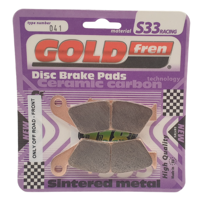 Bremsbeläge KH185 GOLDfren 041 vorn XR CR CRF KX KXF DRZ RM RMZ YZ YZF WR