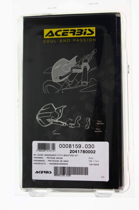 Acerbis Handschale Handprotektoren Handschützer Handguard Motocross Enduro Moped