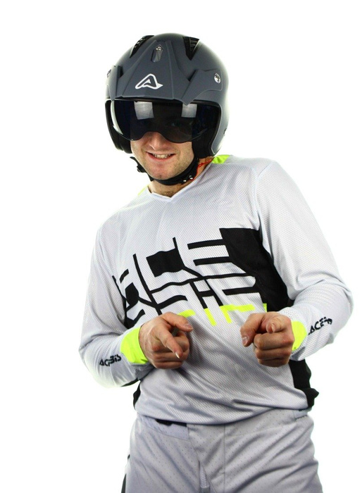 Acerbis Helm Aria Jethelm Enduro Quad Roller Scooter Trial Motorrad Motorcycle