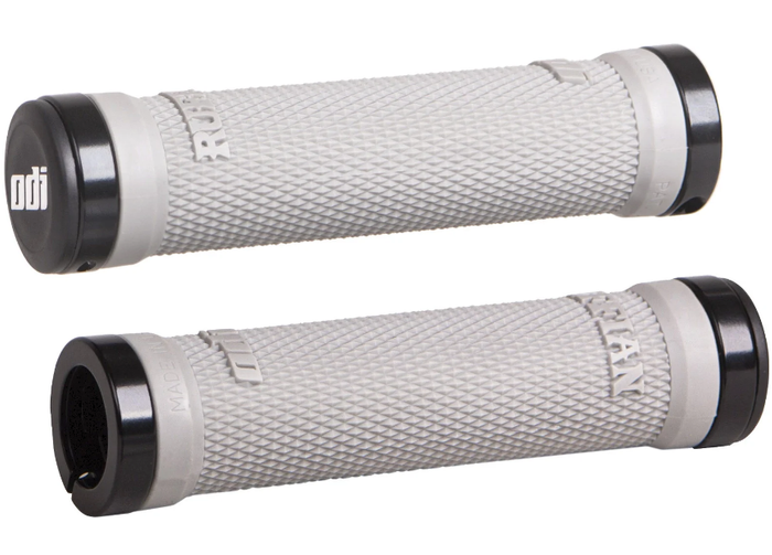 ODI Griffe Ruffian MTB / Fahrrad LOCK-ON GRIP SOFT System Grau
