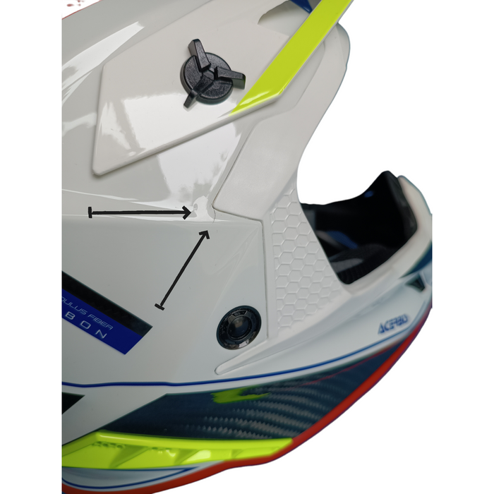 Acerbis Helm Steel Carbon 2206 Cross Enduro Quad mit ästhetischem Defekt XS