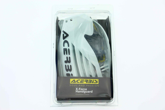 Acerbis Handprotektoren hand guards X-FORCE Motocross Enduro Weiss White