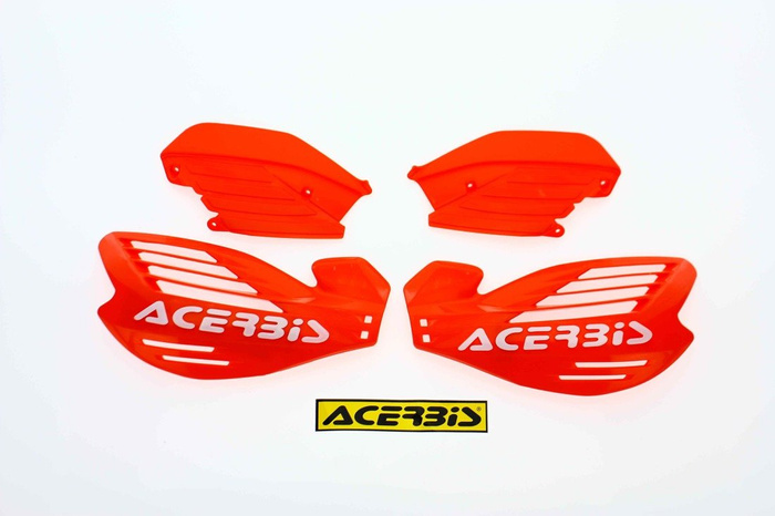Acerbis Handprotektoren X-FORCE Motocross Enduro Paar inkl. Anbaukit ORANGE FLUO