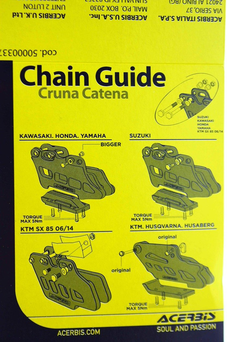 Acerbis Kettenführung passend für KTM GASGAS