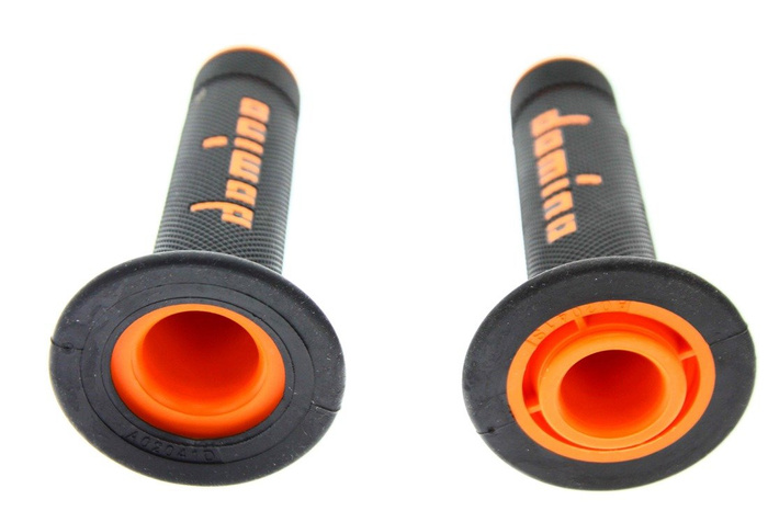 RAUSVERKAUF Griffe Domino schwarz – orange Motocross Enduro Honda XR CR CRF CRM