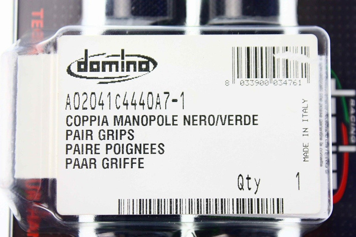 RAUSVERKAUF Griffe Domino schwarz – grün Motocross Enduro SM Kawasaki KX KXF KLX