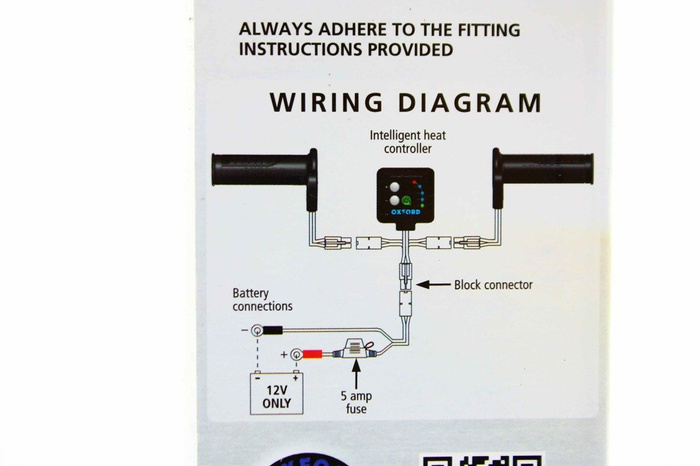 Motorrad Heizgriffe OXFORD Premium Adventure - OF690. Motorike Hot Grips